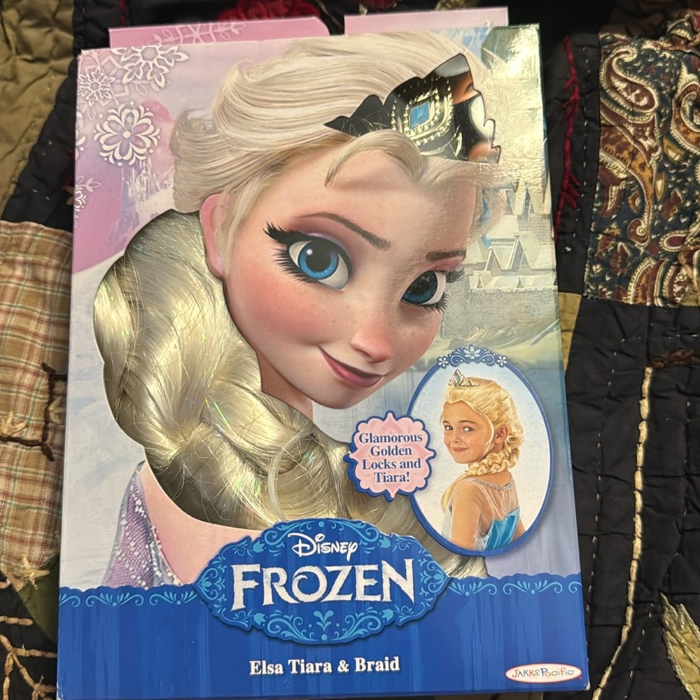 Disney Frozen Elsa Tiara & Braid new